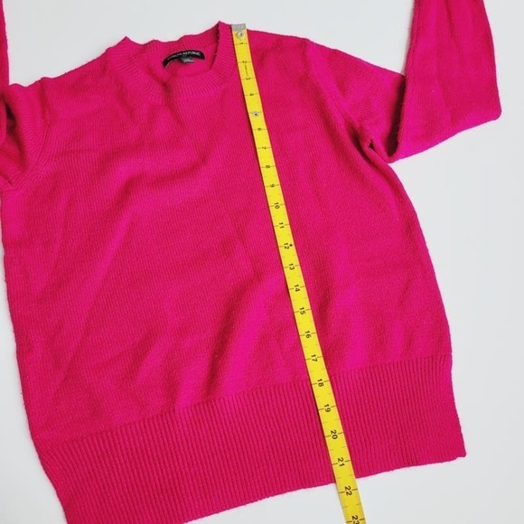 Pretty Pink Banana Republic XS Fuchsia Crewneck Sweater - Picture 4 of 5